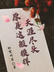 天涯盡頭原是這般模樣
